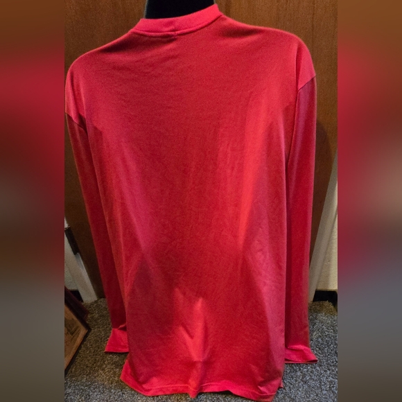 Patagonia Red Long Sleeve Layering Shirt SzL - Picture 8 of 9